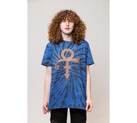 Prince Gold Symbol Dip Dye T-Shirt in Purple | Size: Small Prince Purple S