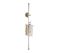 Prince Hanger One-touch Pole Hanger, Silver | Clothing Rack | Closet Organizer
