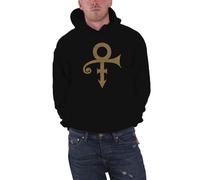Prince Hoodie Symbol Logo new Official Mens Black Pullover