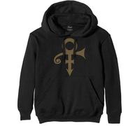 (M, Black) Prince Symbol Logo Hoodie