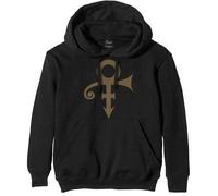 Prince Men's Symbol Pullover Hoodie, Black (Black Black), X (Size:X-Large)