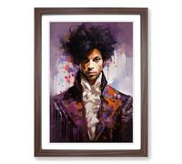 Prince Impressionism Framed Print | A2 Walnut Framed Wall Art | Ready to Hang | Impressionist Nature Picture | Living Room Bedroom Lounge Office