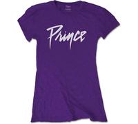 Prince Ladies T-Shirt Logo Purple (S)