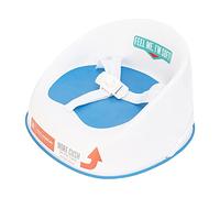 Prince Lionheart Booster Squish Seat | 12m+ - 5yrs (60lbs) | Lightweight | 3-Point Harness | Rigid Base | Springy Seat | Slip-Resistant | Attached To Chair & Child - Berry Blue