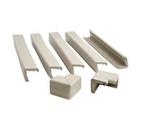 Prince Lionheart Cushiony Fireplace Guard & 2 Jumbo Corners | Protects Child From Sharp Edges | Fireplace Edge Protectors | 5 x 18’’/45.72cm Pieces & 2 Corners | Wipe Clean | Easy Fit - Neutral