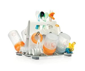 Prince Lionheart Deluxe Drying Station | The Ultimate Drying Solution | Space-Saving Drainer | BPA, Phthalate, PVC, Latex & Lead Free | Dry Baby Feeding Accessories | Water Tray | Easy Assembly