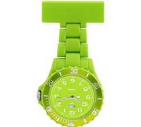 Prince London Rubberised Lime Green Rotating Bezel Unisex Nurses Fob PI-2040