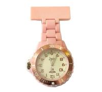 Prince London Rubberised Pink Rotating Bezel Unisex Nurses Fob Watch PI-2043