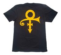 Prince Love Symbol T-Shirt in Black | Size: Large Prince Black L