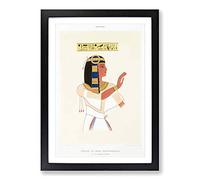 Prince Mantouhichopchf by Emile Prisse d'Avennes Framed Print | A2 Black Framed Wall Art | Ready to Hang | Modern Nature Picture | Living Room Bedroom Lounge Office