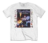 (M, White) Prince Purple Rain T Shirt