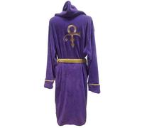(M, Purple) Prince Symbol Logo Bathrobe