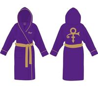 (M, Purple) Prince Symbol Logo Bathrobe