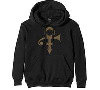 Prince Men's Symbol Pullover Hoodie, Black (Black Black), X (Size:X-Large)