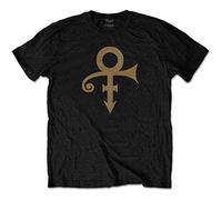 Prince Men's Symbol Regular Fit Crew Neck Short Sleeve T - Shirt, Black (Black Black), Medium (Manufacturer Size:Medium)