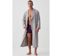 British Boxers Men's Brushed Cotton Dressing Gown - Prince of Wales Check - XX-LARGE