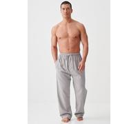 "Prince of Wales" Check Brushed Cotton Pyjama Trousers British Boxers Ivory M
