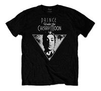 Prince Official Black T Shirt Purple Rain 'Under The Cherry Moon' L