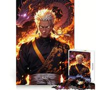 Prince on Fire 1000 Piece Jigsaw Puzzle for Teenagers Smart Game Relaxed Mind Pattern Assembly Santa Wish List (38x26cm)
