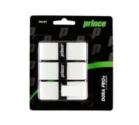 Prince Overgrip Dura Pro Plus Set of 3 Grips, Overgrip Dura Pro Plus 3er, Weiß, Standard