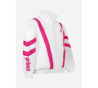 Prince Prince Girls Baseline Track Jacket - White - 14 - 16 Yrs