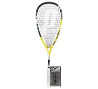 Prince Pro Rebel 975 O3 Squash Racket including Full Protective Cover & 3 Squash Balls (Pro Rebel 975 O3 + Comp Balls (Single Yellow Dot))