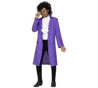 Prince Purple Pain Rock Costume Adult Men Plus