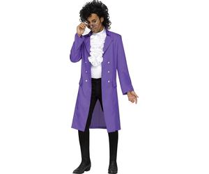 Prince Purple Pain Rock Costume Adult Men Standard