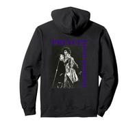 PRINCE_Purple Rain_007_Back Printed Pullover Hoodie, Adult Unisex, Black, Large