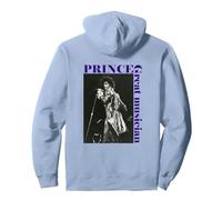 PRINCE_Purple Rain_007_Back Printed Pullover Hoodie, Adult Unisex, Dusty Blue, XX-Large
