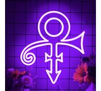 Prince Purple Symbol Neon Signs for Wall Decor,Dimmable Music Singer Love Symbol Sign,USB Powered Neon Light for Dorm Man Cave Bar Music Studio Party Birthday Gifts