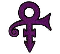 Prince Purple Symbol Standard Woven Patch Accessory Size
