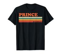 Prince Retro Personalized First Name Vintage Stripes Value Graphic T-Shirt
