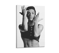 Prince Rogers Nelson Poster Wall Art Canvas Aesthetic Poster Modern Art Painting Decor For Living Room Bed Room Elegant Poster 08x12inch(20x30cm) Frame-style
