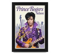 Prince Rogers Nelson Print - Limited Edition Autograph Fan Gift - Collectible Memorabilia Merchandise (Unframed A4 (30x21cm))