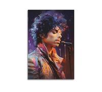 Prince-Rogers NelsonFamous Film And Television Figures Pop Music Figures Poster Decoration Canvas Art Decoration Print Signature Photo Living Room Home Decoration08x12inch(20x30cm) Unframe-style-18