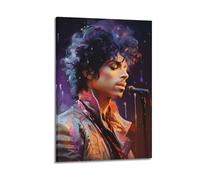 Prince Rogers NelsonPop Figures Artists Actors Singers Poster Modern Style Canvas Modern Family Bedroom Decor Poster Art Poster And Wall Art Picture Print 20x30inch(50x75cm) Frame-style-12