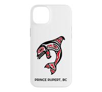 Prince Rupert BC Native Fishermen Tribal Orca Whale Case for iPhone 14 Plus