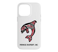 Prince Rupert BC Native Fishermen Tribal Orca Whale Case for iPhone 14 Pro Max