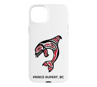 Prince Rupert BC Native Fishermen Tribal Orca Whale Case for iPhone 15 Plus