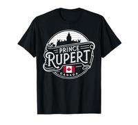 Prince Rupert Canada City Travel Circle Design T-Shirt
