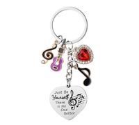 Prince Singer Gifts for Husband Wife Valentines Birthday Gifts for Singers Sister Brother Inspirational Quotes Keychain Gift for Friend Bestie Musician Encouragement Gifts for Women Music Lover, Just