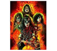 Prince Singer Kiss Puzzle 100 Pieces Suitable for Adults, Children and Families, Stress Relief Puzzle Games 45.5x35.5CM