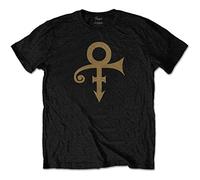 Prince Symbol Official Tee T-Shirt Mens Unisex (Small) Black