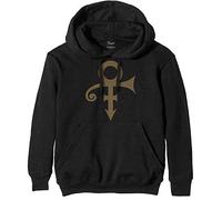 Prince Symbol Purple Rain Sign O' The Times Official Unisex Hoodie Hooded Top (Large)
