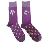Prince Women's Symbol Ankle Socks in Purple Prince Purple One Size