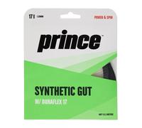 Prince Synthetic Gut Duraflex 17 Tennis String White Black Gold Yellow 1.25mm