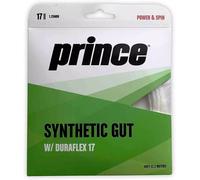 Prince Synthetic Gut Duraflex 17 Tennis String White Black Gold Yellow 1.25mm