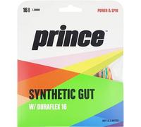 Prince Synthetic Gut Duraflex Tennis Racket String Set Rainbow Prism 1.30mm 16 G