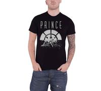 Prince T-Shirt For You Triple Logo Purple Rain - Official Men's L Black